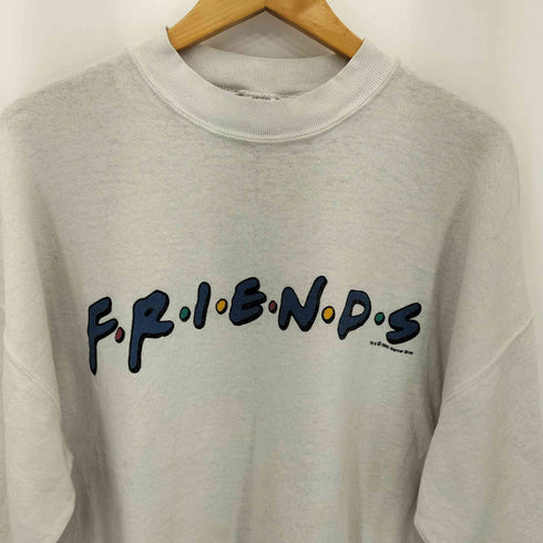 フルーツオブザルーム FRUIT OF THE LOOM 90s メキシコ製 フロントプリント クルーネックスウェットトレーナー レディース XL