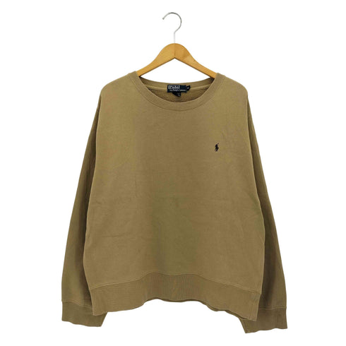 ポロバイラルフローレン Polo by RALPH LAUREN 90s ポニー刺繍 クルーネックスウェットトレーナー メンズ XL