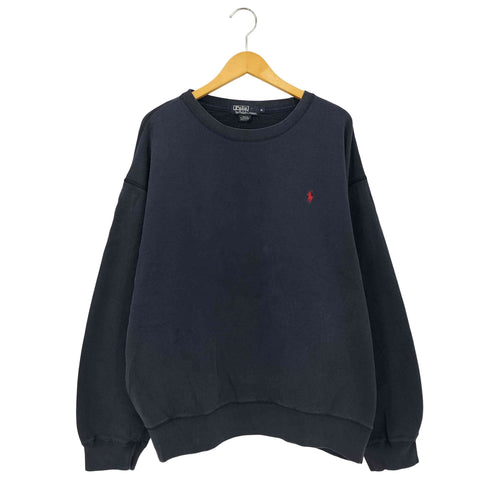 ポロバイラルフローレン Polo by RALPH LAUREN 90s ポニー刺繍 クルーネックスウェットトレーナー メンズ XL