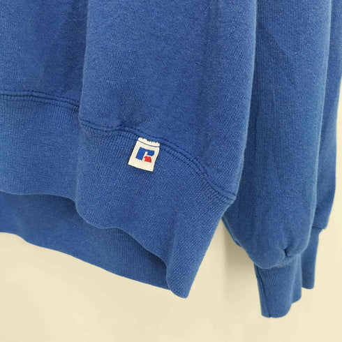 ラッセルアスレチック RUSSELL ATHLETIC 90s USA製 Vガゼット 二段アーチプリント スウェットトレーナー メンズ XL