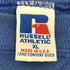ラッセルアスレチック RUSSELL ATHLETIC 90s USA製 Vガゼット 二段アーチプリント スウェットトレーナー メンズ XL