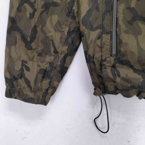 ザラ ZARA 迷彩柄 ナイロン ジップアップジャケット メンズ import:M