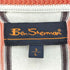 ベンシャーマン Ben Sherman 刺繍 ストライプニットベスト メンズ L