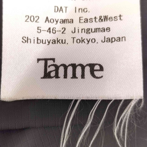 タム tamme 23ss K-2B STRAIGHT SLACKS メンズ 0