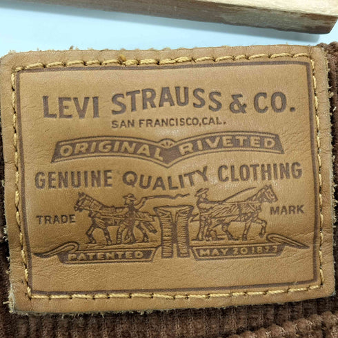 リーバイス Levis PREMIUM 太畝コーデュロイ 1タックパンツ レディース 26