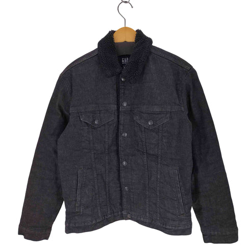 ギャップ Gap Sherpa denim washed ボア デニムジャケット メンズ import:XS