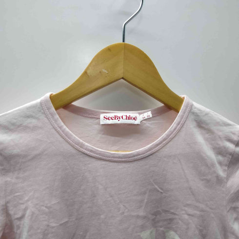シーバイクロエ SEE BY CHLOE ロゴプリントTシャツ レディース FR:34