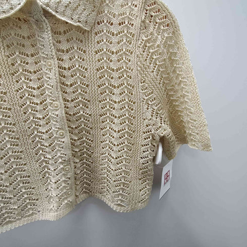 トゥデイフル TODAYFUL Lace Knit Shirts レースニットシャツ レディース FREE