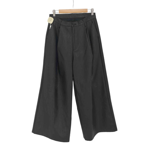 SOCCE ヴィンテージ加工合皮ハイウエストワイドストレートパンツ メンズ JPN:M