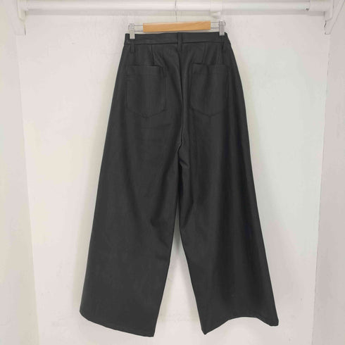 SOCCE ヴィンテージ加工合皮ハイウエストワイドストレートパンツ メンズ JPN:M