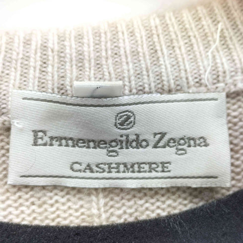 エルメネジルドゼニア Ermenegildo Zegna cashmere カシミヤ混 クルーネックニット メンズ JPN:48