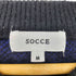 SOCCE モヘアライクルーズシルエットグラデーションニット メンズ JPN:M