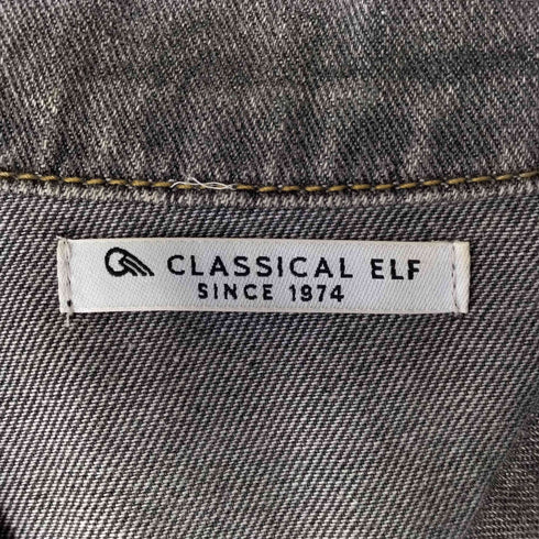 クラシカルエルフ CLASSICAL ELF ゆるビッグシルエットのコットン&デニムジャケット レディース JPN:M