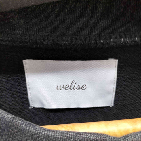 welise ハイクオリティーコットン ケミカルオーバーダイ クルーネックスウェット メンズ JPN:S
