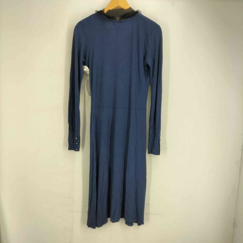 アニエスベー agnes b. PARIS レーヨン混 襟レース ロングワンピース レディース JPN:1