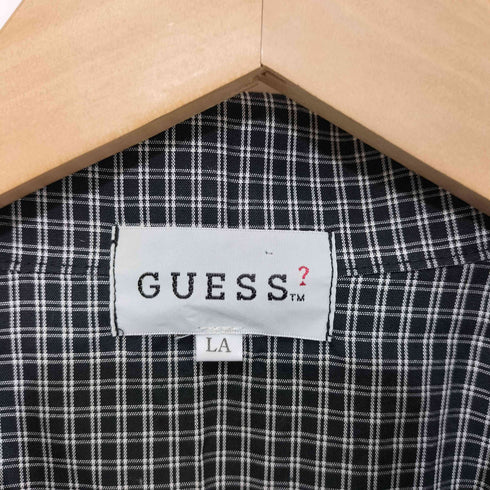 ゲス GUESS ロゴテープ パジャマシャツ メンズ LA