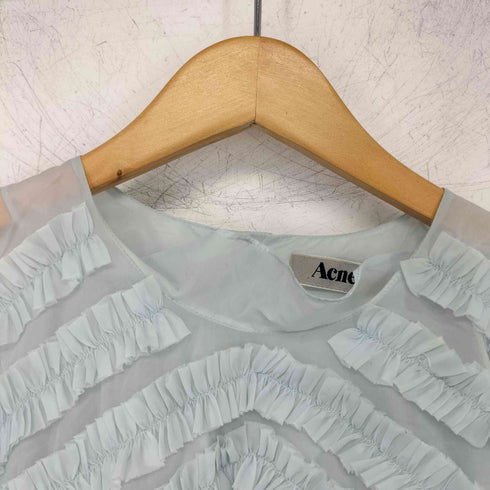 アクネ Acne ジャンプパラシュート シアー フリル トップス レディース 36