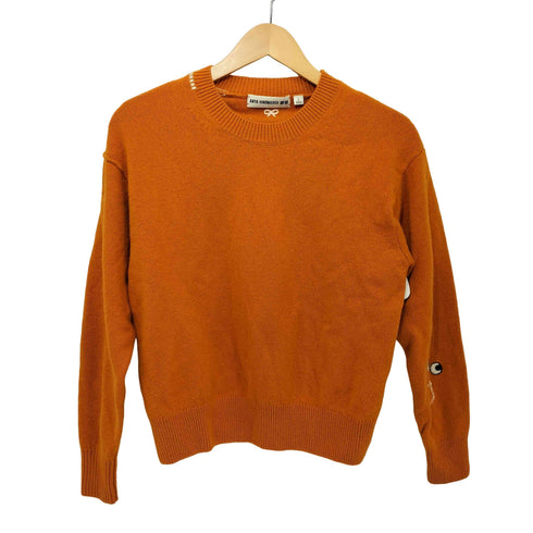 アニヤハインドマーチ ANYA HINDMARCH プレミアムラムクルーネックセーター レディース JPN:L