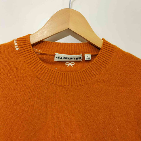 アニヤハインドマーチ ANYA HINDMARCH プレミアムラムクルーネックセーター レディース JPN:L