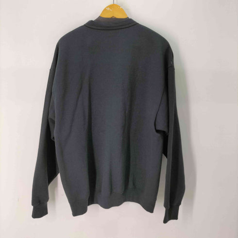 ジャージーズ JERZEES エルサルバドル製 ブランク ブラック スウェットカーディガン メンズ L/XL
