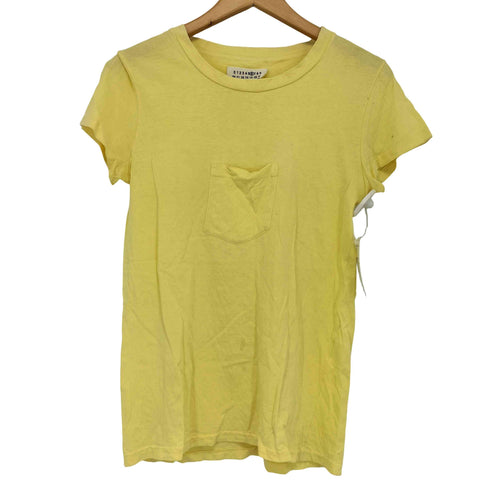 メゾンマルジェラ Maison Margiela ここのえ期 フロントポケット クルーネック 半袖 Tシャツ レディース
