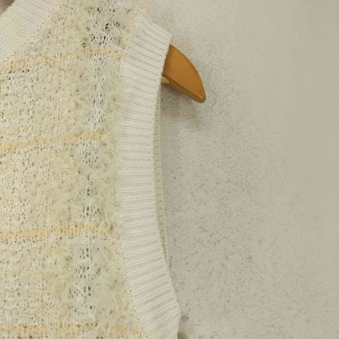 リリーブラウン Lily Brown ツイードニットノースリトップス レディース ONE SIZE
