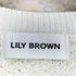 リリーブラウン Lily Brown ツイードニットノースリトップス レディース ONE SIZE