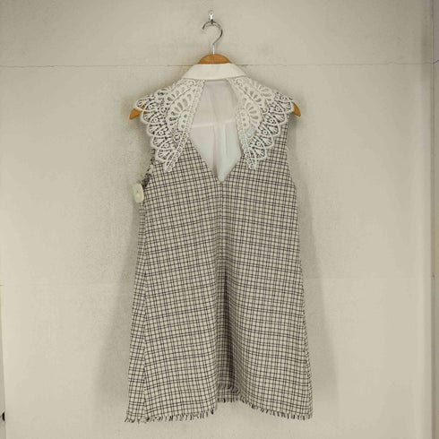 リリーブラウン Lily Brown レースシャツセットツイードミニワンピース レディース ONE SIE