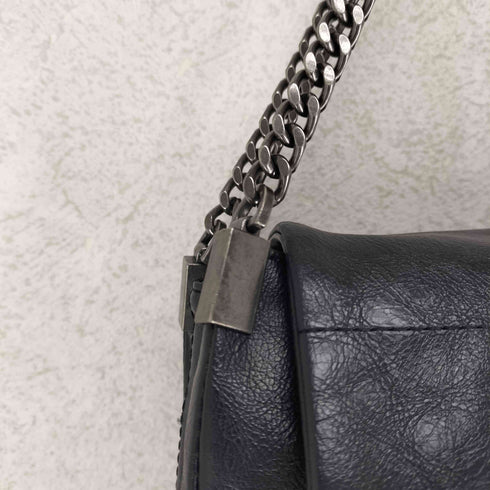 ザラ ZARA ROCK FLAP SHOULDER BAG フラップ ロッカーショルダーバッグ レディース M