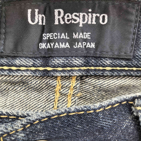 UN RESPIRO JEANS 日本製 岡山デニム ボタンフライ デニムパンツ メンズ 32