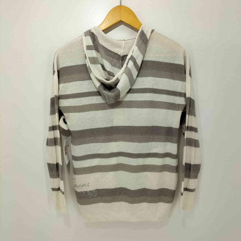 カルバンクラインジーンズ Calvin Klein Jeans ボーダージップパーカー Y2K レディース JPN:M