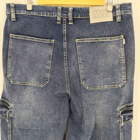 プロクラブ PRO CLUB Baggy Fit Denim Cargo Pant バギー フィット デニム カーゴパンツ メンズ 38