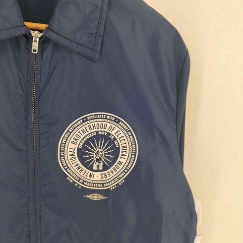 ウェストウィンド WEST WIND 70S TALONジップ 電気労働者友愛会 プリント アウター メンズ import:M