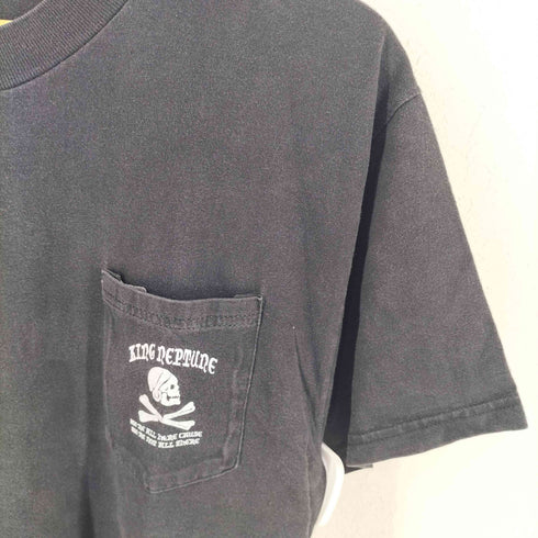 ヘインズ Hanes 両面プリント ポケットTシャツ メンズ L