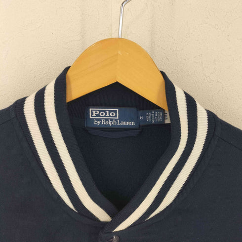 ポロバイラルフローレン Polo by RALPH LAUREN フリースグラフィック ベースボール ジャケット メンズ M