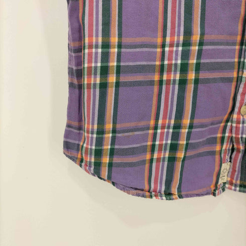 デニムアンドサプライラルフローレン DENIM&SUPPLY RALPH LAUREN インド製 コットン S/S チェックシャツ メンズ JPN:L