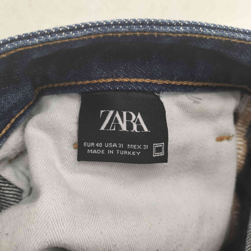 ザラ ZARA ボタンフライストレートデニムパンツ メンズ 31
