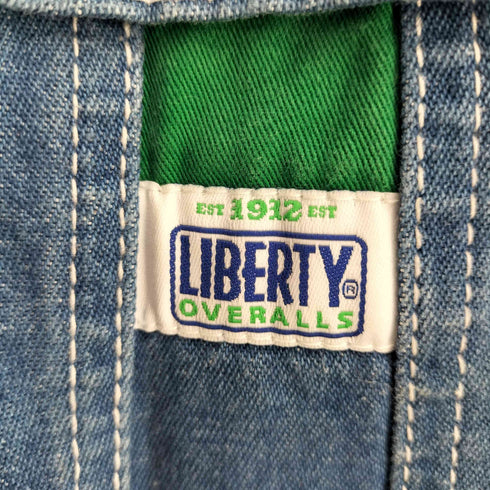 リバティ LIBERTY デニム オーバーオール メンズ 32X32
