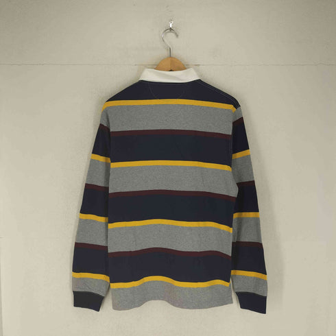 ポロラルフローレン POLO RALPH LAUREN CUSTOM SLIM FIT ポニー刺繍ラガーシャツ メンズ L