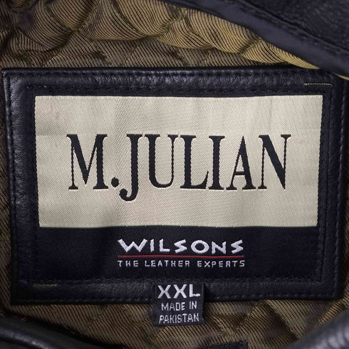 M.JULIAN 80-90s Wilsons Leather Thinsulate スタッズデザインレザージャケット メンズ XXL