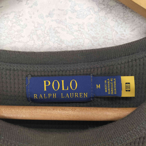 ポロラルフローレン POLO RALPH LAUREN ポニー刺繍サーマルTシャツ メンズ M