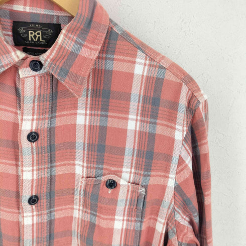 ダブルアールエルラルフローレン RRL RALPH LAUREN チェック柄 ネルシャツ メンズ import:S