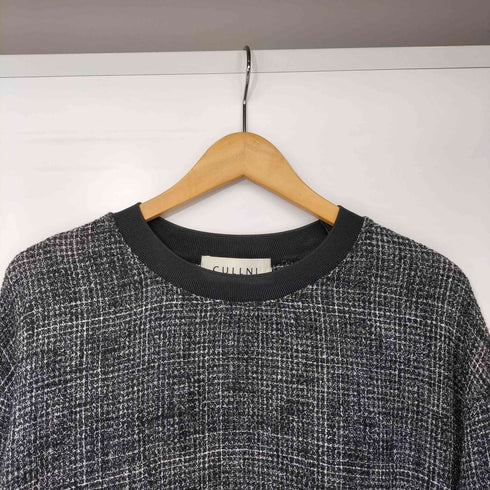 クルニ CULLNI Butcher Tweed Drawstring Long Sleeve Pullover メンズ JPN:1