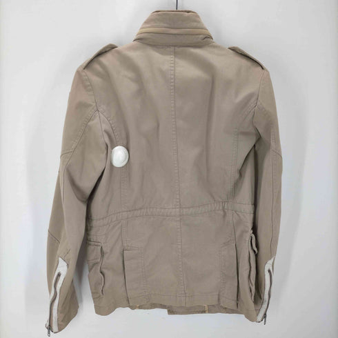 ディーゼル DIESEL 90-00S OLD 袖牛革 カウレザー ジップ ライダース パッカブル ギミック M-65 TYPE アーミー フィールド ジャケット Y2K メンズ import:S