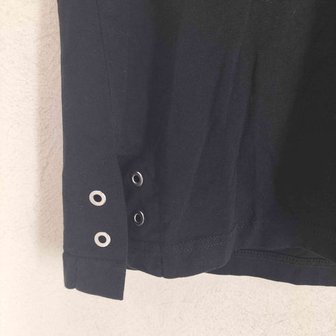 ディーゼル DIESEL ナイロンポケット切替サイドスリットクルーネックLSTシャツ メンズ L