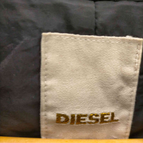 ディーゼル DIESEL 00S OLD パディング パテント ナイロン ダブル ライダース ジャケット ブルゾン Y2K メンズ XS-S
