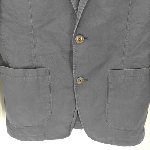 バーバリーブラックレーベル BURBERRY BLACK LABEL Cotton Linen Tailored Jacket 裏地チェック 背抜き 綿麻生地 コットン リネン 2B テーラード ジャケット メンズ import:M