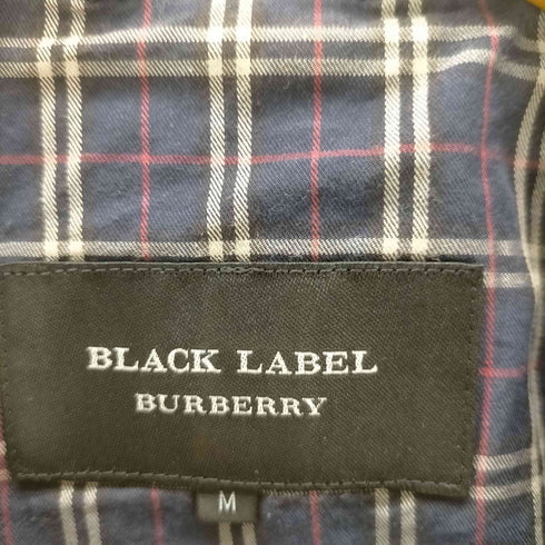 バーバリーブラックレーベル BURBERRY BLACK LABEL Cotton Linen Tailored Jacket 裏地チェック 背抜き 綿麻生地 コットン リネン 2B テーラード ジャケット メンズ import:M