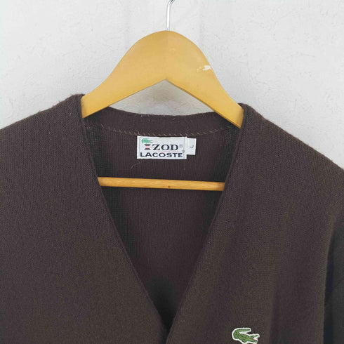 アイゾッドラコステ IZOD LACOSTE 70S 糸巻きタグ ニット カーディガン メンズ import:L