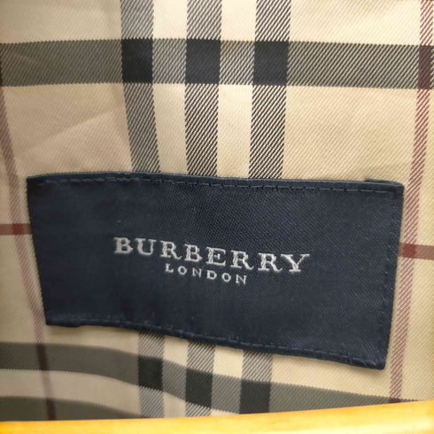 バーバリーロンドン BURBERRY LONDON Linen 90% Tailored Jacket 裏地ノバチェック 背抜き リネン 90% 3B テーラード ジャケット メンズ import:M
